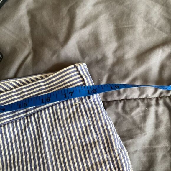 Mens Ralph Lauren Seersucker Blue/white Suffield Fit shorts 381 Bleeker - Picture 10 of 11